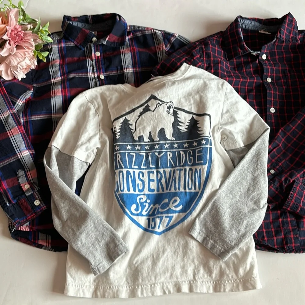 Gymboree Boys Shirts  Size 10/12 Gymboree Boys plaid Button Down Shirts Size 10